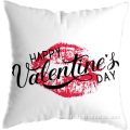 Valentine's Day heart shape printing decoration cushion